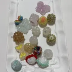 アクリル砂糖ビーズセット 多色 5種類以上