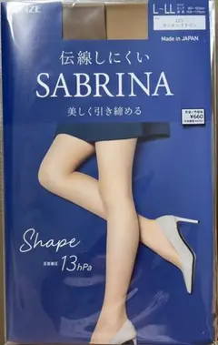 SABRINA ストッキング L-LL サンタンブラウン　2足セット