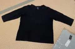 【中古 格安】ホームスパン homspun 定番ブラックTee サイズXL黒