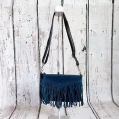TREASURE TOPKAPI フリンジ スエード ショルダーバッグ クラッチ
