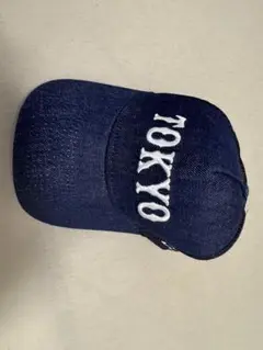 TOKYO刺繍ダークデニムキャップ 9FORTY