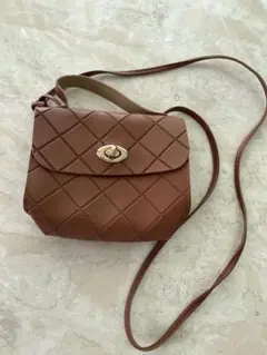 ブラウン ショルダーバッグ 小