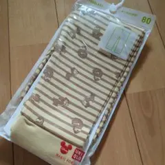 ユニクロレギンス80 新品 ディズニー　チップとデール
