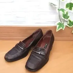 バリー BARRY ローファーパンプス ブラウン 2EU 22cm