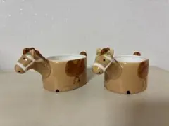 馬　陶器製　小物入れ　インテリア