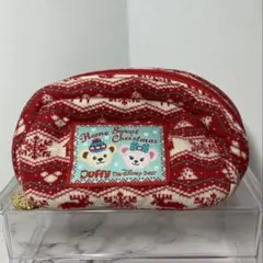 ディズニーシー ダッフィー＆シェリーメイ Xmas ポーチ　2011年　美品