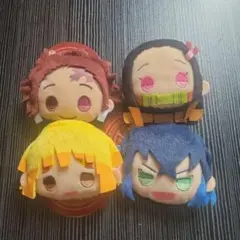 鬼滅の刃　お顔バッジ４コセット
