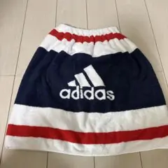 キッズ　adidas ラップタオル　プール　赤　紺