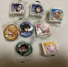 鬼滅の刃 ビッくらポン くら寿司 鬼滅 消しゴム 缶バッジ
