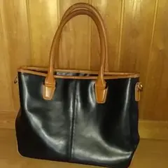 ほぼ新品未使用カリグラフィーハンドメイド手塗りレザー トートバッグ木村工房皮革 ほぼ新品未使用カリグラフィーハンドメイド手塗りレザー トート