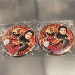 【最終値下げ❣️】ゴジュウジャー 缶バッジ 遠野吠 冬野心央 ウルフ 2つセット