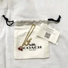 COACH コーチ ネックレス さくらんぼ チェリー