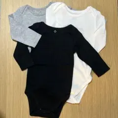 美品　長袖ボディスーツ 3枚セット18M〜24M(サイズ90cm)