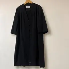 大きいサイズ 新品 東京ソワール ワンピース サイズ15 ブラック フォーマル