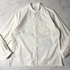マッキントッシュ フィロソフィー バンドカラー 長袖シャツ 40/L