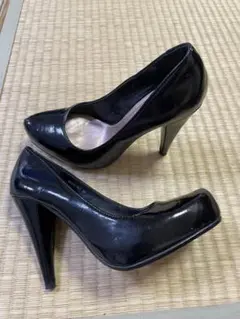 秋冬paradir noir girl エナメルパンプス22cm