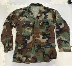 88年　USMC 米軍 リップストップ　BDUジャケット 迷彩　美品　S!R