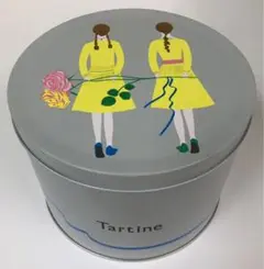 タルティン　丸缶　Tartine 空箱　空缶　小物収納