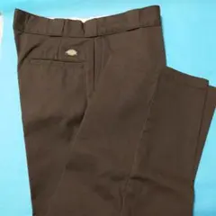 Dickies 874 ワークパンツ ダークブラウン w34