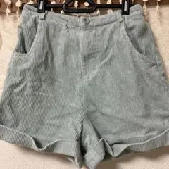 コーデュロイショートパンツ