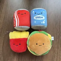 にっこりーノ ポテト ハンバーガー コーラ ソーダ ジャンクフード