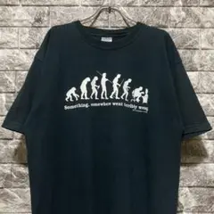 希少 人類の進化 Tシャツ 古着 ヴィンテージ ビンテージ VINTAGE