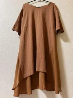 SHOO・la・RUE シューラルー チュニック 半袖 ロングカットソー M