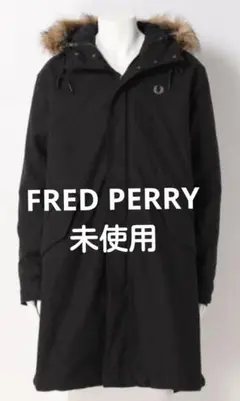 FREDPERRY フレッドペリー ミリタリー モッズコート モッズパーカー 黒