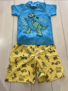水着上下セット 120 Toy Story 恐竜デザイン