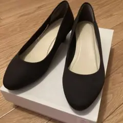 プレーンヒールパンプスブラック