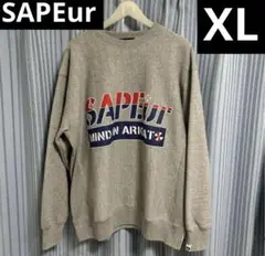 SAPEur MIA スウェット XL グレー サプール ミア トレーナー 灰色