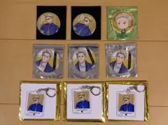 呪術廻戦カフェ じゅじゅつ旅 七海建人 缶バッジ アクリルキーホルダー 等身