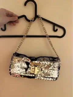 H&M スパンコール　バッグ