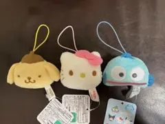 サンリオぬいぐるみキーホルダー3点セット