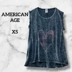1301　カットソー　Tシャツ　ノースリーブ　フリル袖　チャコールグレー