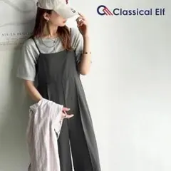 Classical Elfオールインワンサロペットセンタープレスストレッチ