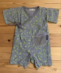 RAG MART 甚平 野菜柄 ネイビー 80