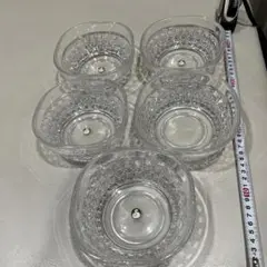 SASAKI CRYSTAL ５枚セット