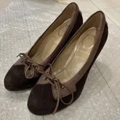 RUE DELA POMPEリュドラポンプ 本革パンプス パイングリーン