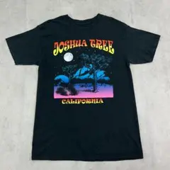 カリフォルニア　ジョシュアツリー　トップス　半袖Tシャツ　古着　ブラック　黒　M
