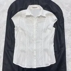 ナラカミーチェ　フレンチスリーブ フリル ブラウス Sサイズ