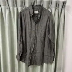 エルメネジルド ゼニア 高級 トップス シャツ グレー L Zegna コットン