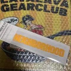 NEIGHBORHOOD ロゴステッカー 黄