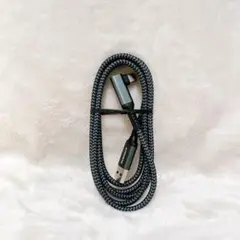USB Type C ケーブル L字 1.5M USB3.1 1.5m グレー
