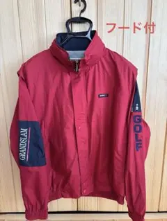 【美品】MUNSINGWEAR　ウィンドブレーカー　フードあり メンズL