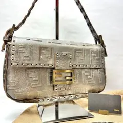 FENDI フェンディ ショルダーバッグ マンマバケット セレリア ズッカ 金具