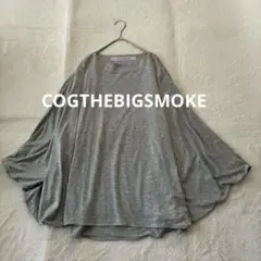 【COGTHEBIGSMOKE】カットソー　ドルマンスリーブ　長袖　グレー