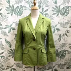 GR588 TRU TRUSSARDI ジャケット レディース 38 グリーン