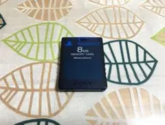 PS2　プレイステーション2用　ソニー純正　メモリーカード　ミッドナイトブルー