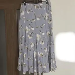花柄ロングスカート
